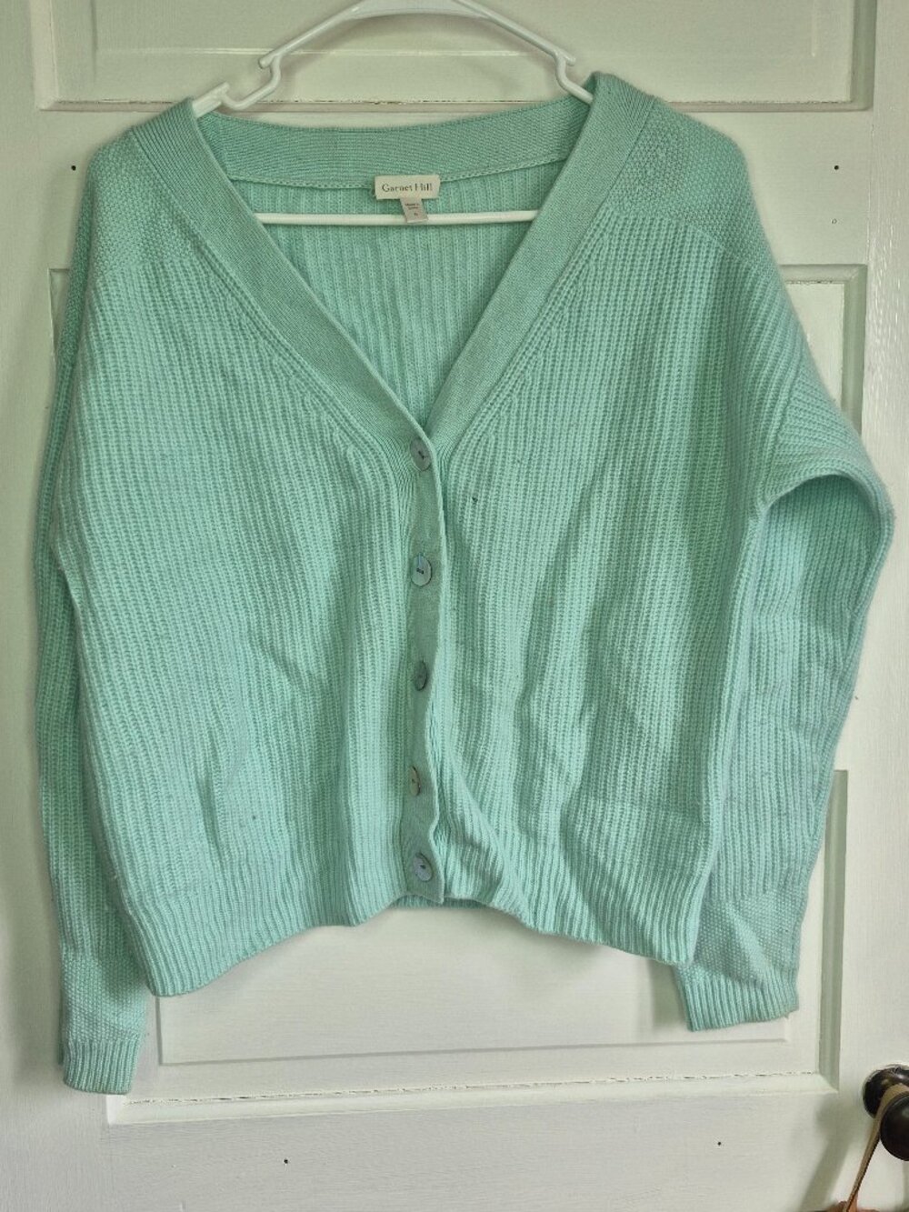 Garnet Hill sweater 100% cashmere